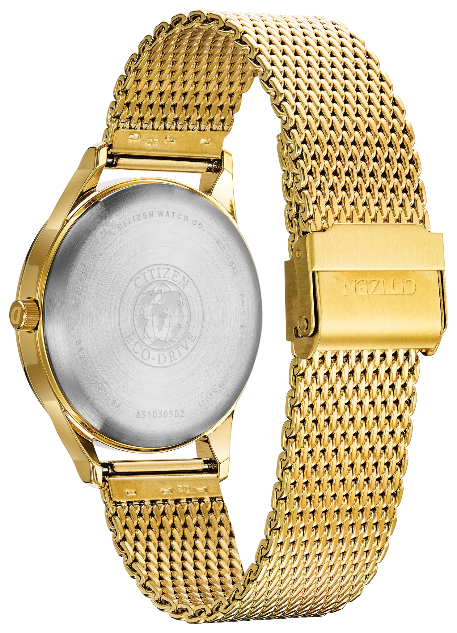 BTW - Men's Eco-Drive BV1112-56E Black Face Gold Watch | CITIZEN